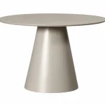 Hot WOOOD Jorre Eettafel ø120 Cm Mdf Antiek Beige