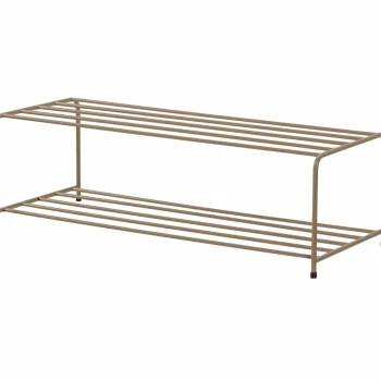 Best WOOOD Josse Staand Schoenenrek Metaal Militair Bruin