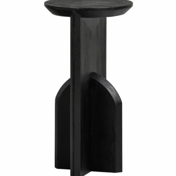 Discount WOOOD Kioni Smalle Bijzettafel Acacia Hout Zwart