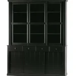 New WOOOD Lagos Buffetkast Grenen Diepzwart