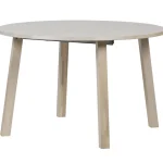 Clearance WOOOD Lange Jan Uitschuifbare Eettafel Rond Eiken Sydney