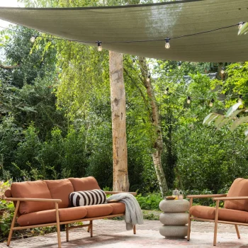 New WOOOD Laurel Bijzettafel Met Spikkels Beige