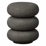 Outlet WOOOD Laurel Bijzettafel Met Spikkels Zwart