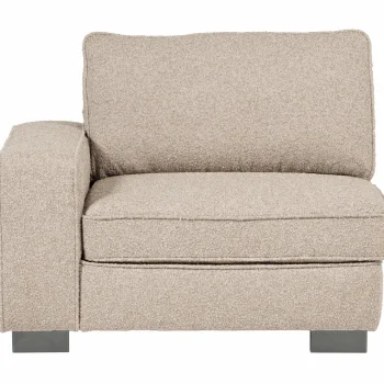 Fashion WOOOD Lazy 1-zits Element Met Arm Links Bouclé Naturel