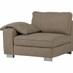 Fashion WOOOD Lazy 1-zits Element Met Arm Links Bouclé Zand