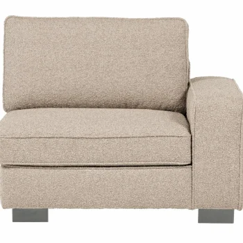 Fashion WOOOD Lazy 1-zits Element Met Arm Rechts Bouclé Naturel