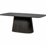 Online WOOOD Leah Eettafel Mdf Donkerbruin 200x105 Cm