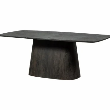 Online WOOOD Leah Eettafel Mdf Donkerbruin 200x105 Cm