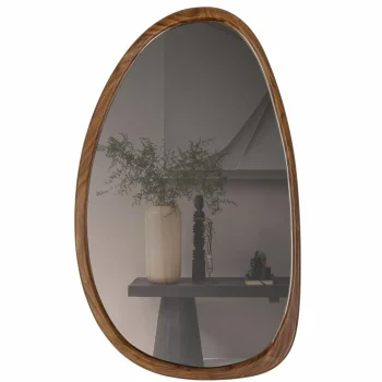 Clearance WOOOD Leif Spiegel Hout Naturel 64x38 Cm