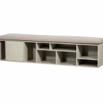 Fashion WOOOD Letterba(n)k XL Bankje Grenen Dust Incl. Zitkussen