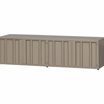 Outlet WOOOD Level Tv Meubel Metaal 44x160 Cm Zand