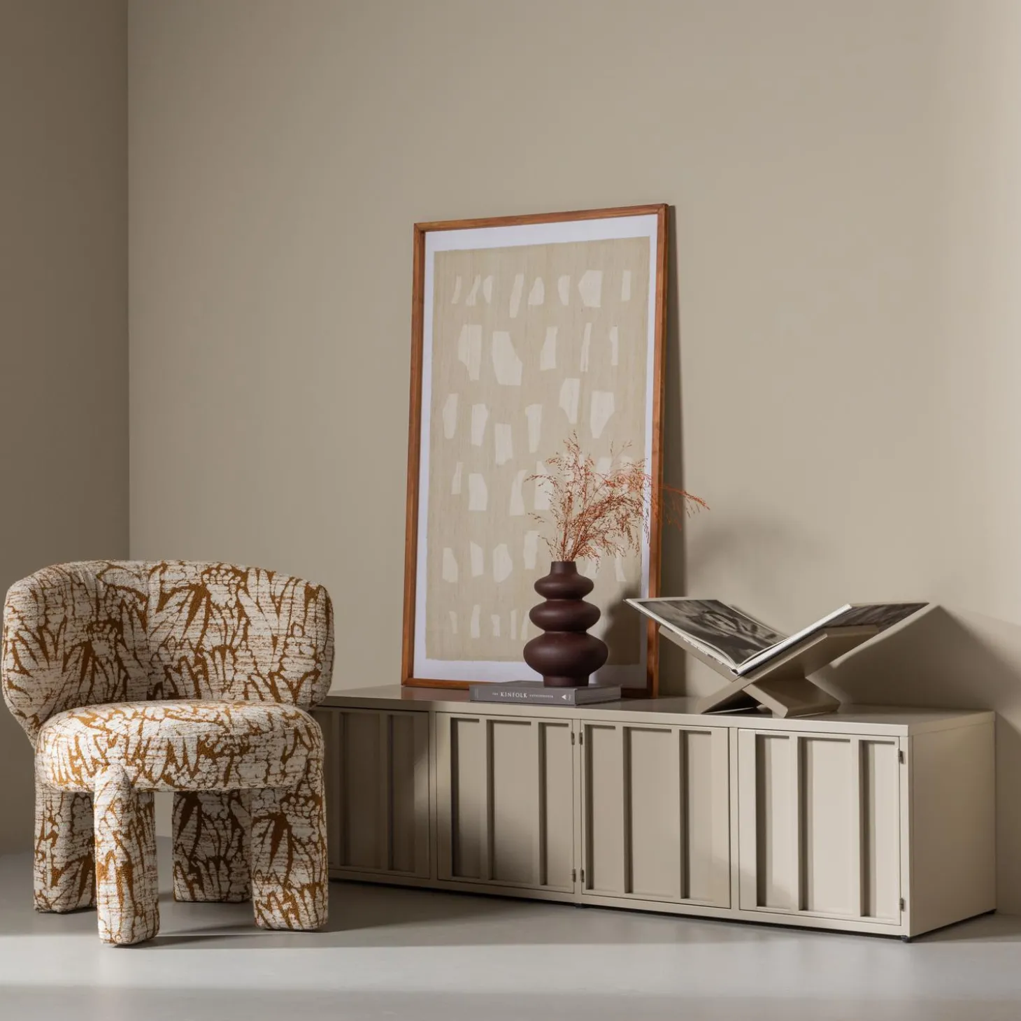 level-tv-meubel-metaal-zand-44-QmftQtox-3.webp Outlet WOOOD Level Tv Meubel Metaal 44x160 Cm Zand