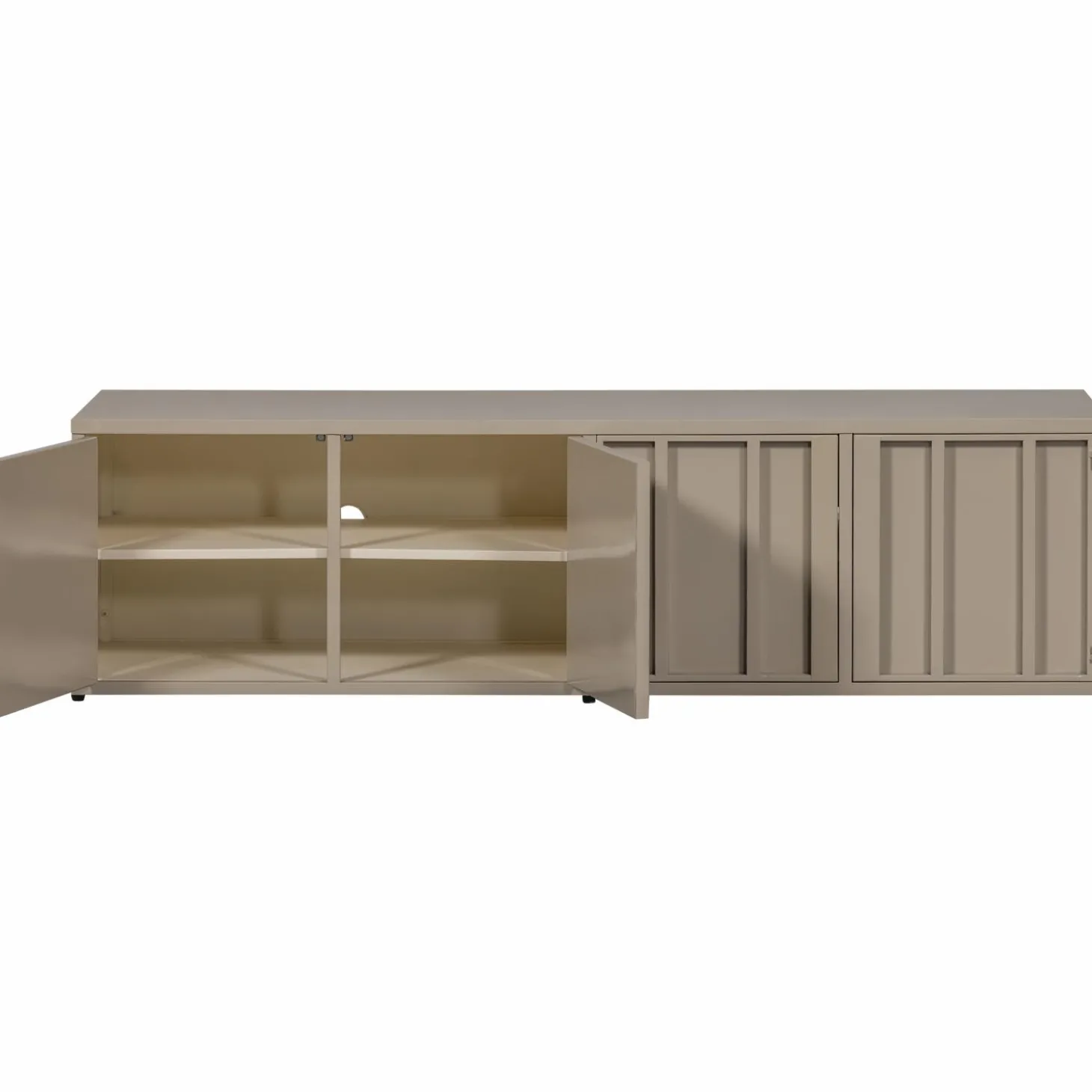 level-tv-meubel-metaal-zand-44-QmftQtox-4.webp Outlet WOOOD Level Tv Meubel Metaal 44x160 Cm Zand