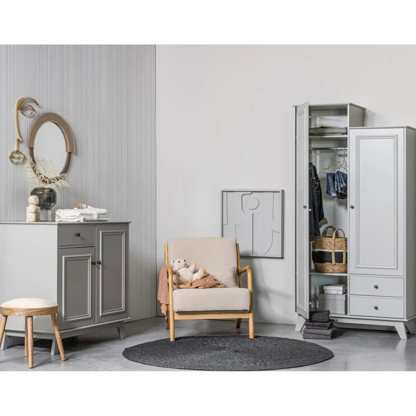 lily-opbergkast-1-lade-2-deur-fhlSNFSc-3.webp New WOOOD Lily Opbergkast 1 Lade + 2 Deuren Grenen Clay