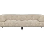 Hot WOOOD Lloyd 4-zits Bank Grof Geweven Naturel Melange