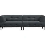 Outlet WOOOD Lloyd 4-zits Bank Velvet Wolk