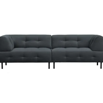 Outlet WOOOD Lloyd 4-zits Bank Velvet Wolk