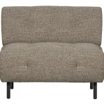 Outlet WOOOD Lloyd Fauteuil Grof Geweven Bruin Melange