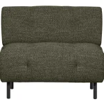 Clearance WOOOD Lloyd Fauteuil Grof Geweven Groen Melange