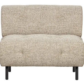 Outlet WOOOD Lloyd Fauteuil Grof Geweven Naturel Melange