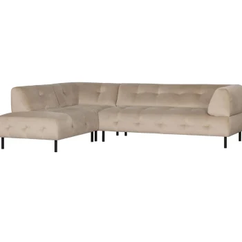 Best WOOOD Lloyd Hoekbank Links Velvet Zeezout