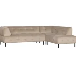 New WOOOD Lloyd Hoekbank Rechts Velvet Zeezout