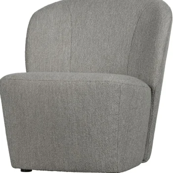 Discount WOOOD Lofty Fauteuil Bouclé Grijs