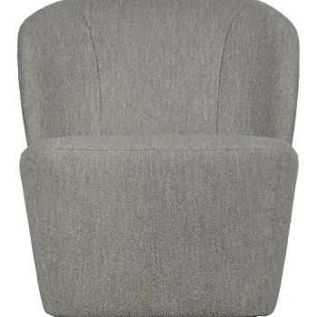 Discount WOOOD Lofty Fauteuil Bouclé Grijs