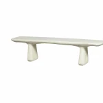 Online WOOOD Loggia Tuinbank Vezelversterkte Polymeer Naturel 190x40 Cm