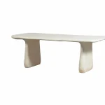 Hot WOOOD Loggia Tuintafel Vezelversterkte Polymeer Naturel 200x100 Cm