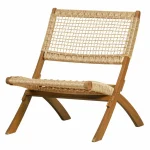 Outlet WOOOD Lois Klapstoel Tuin Hout Naturel