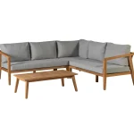 Fashion WOOOD Lucca Loungeset Tuin Teak Incl. Kussens