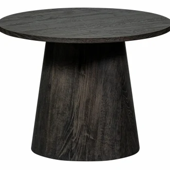 Discount WOOOD Maan Salontafel Mdf Donkerbruin 45xø60 Cm