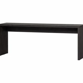 Outlet WOOOD Maan Sidetable MDF Donkerbruin