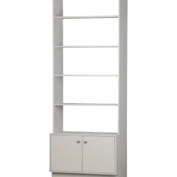 New WOOOD Madu Boekenkast Grenen Wolkengrijs