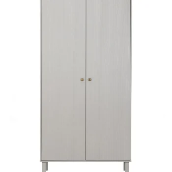 Outlet WOOOD Madu Garderobekast Grenen Wolkengrijs