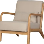 Hot WOOOD Mark Fauteuil Geweven Stof Naturel