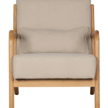 Hot WOOOD Mark Fauteuil Geweven Stof Naturel