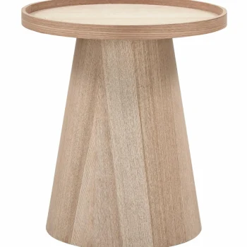 Hot WOOOD Maud Bijzettafel Conisch Hout Naturel 50xø45 Cm