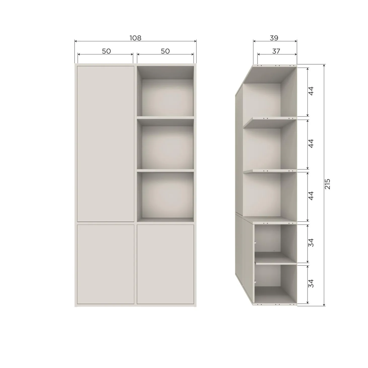 meggy-opbergkast-links-108-cm-HJyCJHOT-6.webp Outlet WOOOD Meggy Opbergkast Links 108 Cm Grenen Dust