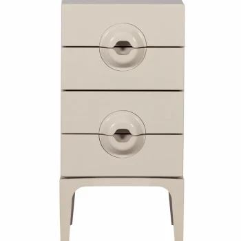 Online WOOOD Merge Ladekast 4 Lades Hout Greige