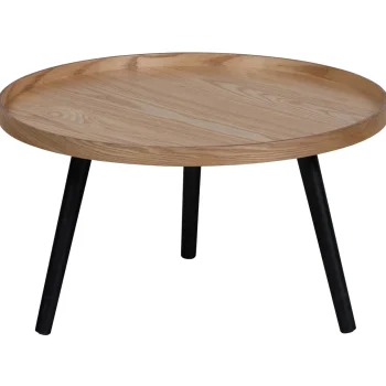 Clearance WOOOD Mesa Bijzettafel L Hout 34xø60 Naturel