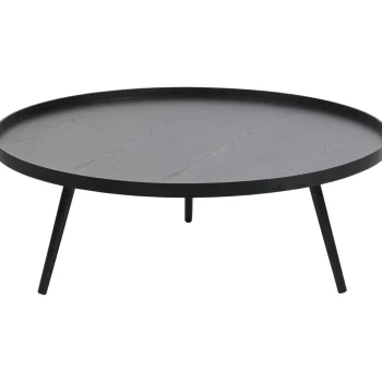 Clearance WOOOD Mesa Bijzettafel XXL Hout Zwart 36xø100