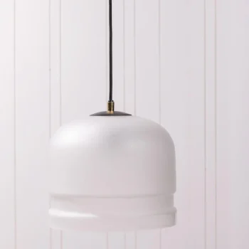 Discount WOOOD Micah Hanglamp Glas Off White