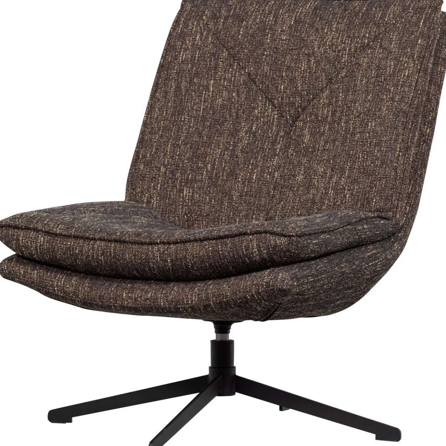 milaro-draaifauteuil-bruin-mel-jZqTPzvM-0.webp Sale WOOOD Milaro Draaifauteuil Melange Bruin