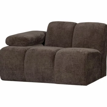 Discount WOOOD Mojo 1-zits Element Arm Links Ribstof Bruin