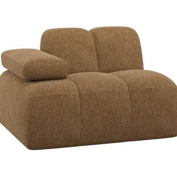 Hot WOOOD Mojo 1-zits Element Arm Links Wollig Honinggeel