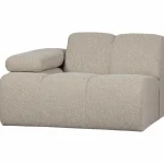 Discount WOOOD Mojo 1-zits Element Arm Links Bouclé Beige Melange