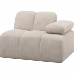 Fashion WOOOD Mojo 1-zits Element Arm Rechts Ribstof Ecru