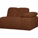 Fashion WOOOD Mojo 1-zits Element Arm Rechts Bouclé Roestbruin Melange